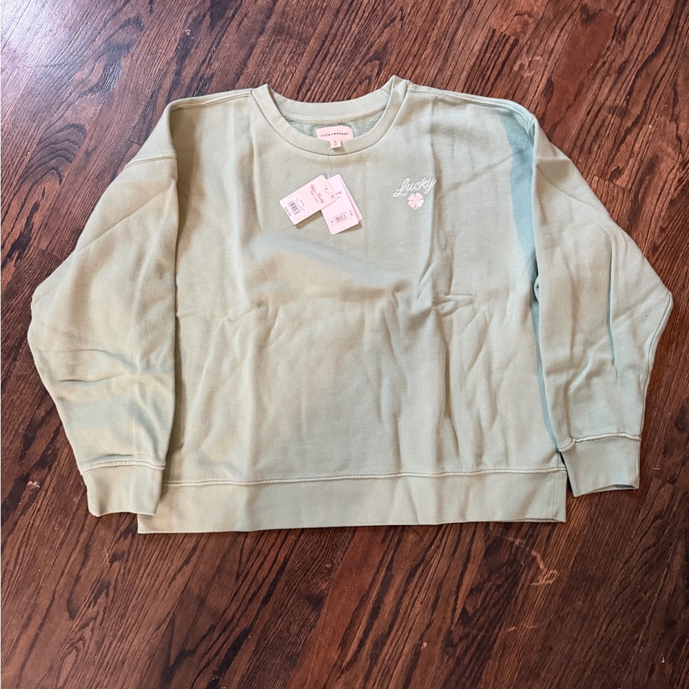 Lucky Brand Mint Green Pullover